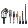 Ensemble doutils de changeur dangle de perceuse électrique de 105 degrés avec tige dextension et tige d&