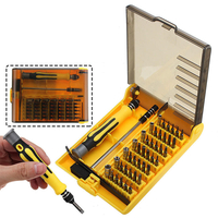 Ensemble doutils de tournevis multifonction portable 45 en 1 pour montre réparation dordinateur portable de té