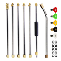 Ensemble doutils dextension de buse de pulvérisation de nettoyeur haute pression pour laveuse de voiture