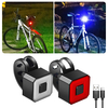 Ensemble de lumière de vélo BIKIGHT phare avant super lumineux feu arrière USB Rechargeable 6 modes réglable étanche LED