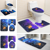 Ensemble de salle de bain fille africaine étanche tapis antidérapants tapis tapis piédestal couverture de couvercle de t