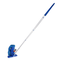 Ensemble doutils de nettoyage daspirateur de piscine Kit de tête daspiration Barre à 5 sections avec bros