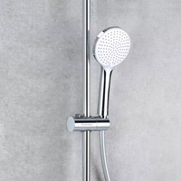 Ensembles de pommeau de douche pressurisé Tinymu Grand panneau de douche de 110 mm 3 Mode de douche Tuyau deau en a