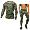 Ensembles de sport pour hommes Joggers Combinaisons de sport à séchage rapide Gym Fitness Survêtement dentraînement