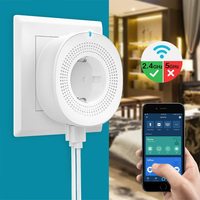 Enterbon Smart Socket 2.4 GHz Wifi APP télécommande 2 * sortie USB prise intelligente fonctionne avec Alexa Google Home