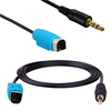 Entrée auxiliaire jack 3.5 mm câble adaptateur convertisseur kce-236b pour IPHONE ipod mp3 alpin