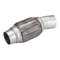 Entrée de voiture 55 mm sortie 61 mm en acier inoxydable tuyau déchappement silencieux adaptateur réducteur connect