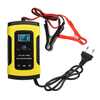 Enusic ™ 12V 6A Réparation dimpulsion LCD Batterie Chargeur pour voiture moto plomb acide Batterie Agm Gel humide