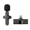 EP033 Mini Type-C Lightnings Plug Play Microphone à revers sans fil Micro Lavalier pour Live Stream Vloggers Interview A