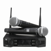 EPXCM A-666 UHF système de Microphone cardio de micro portatif sans fil 2Ch pour Kraoke Speech Party