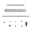 EQKIT AUL-50 Acoustic Level Indicator Kit DIY Voice Control Lamp Audio Spectrum 2x50-segment LED Light