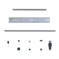 EQKIT AUL-50 Acoustic Level Indicator Kit DIY Voice Control Lamp Audio Spectrum 2x50-segment LED Light