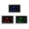 EQKIT® DC9-12V Horloge électronique haute précision avec calendrier ECL-1227 C / F commutable