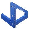 ES-5 Alliage daluminium Multifonction Travail du bois Scribing Règle 3D Mitre Angle Marquage T Règle Disposition Ca