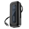 ESAGER FS01 20W 10000mAh Digital Display Power Bank Built-in Type-C Retractable Cable External Battery Power Supply with