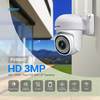 ESCAM PVR007 3MP 1296P Full Color Wireless PTZ IP Dome Camera H.265 IP66 AI Humanoid Detection Home Security CCTV Baby M
