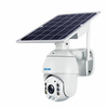ESCAM QF480 1080P Cloud Stockage PT 4G PIR Caméra IP dalarme avec panneau solaire Caméra 4G de vision nocturne en c