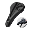 ESLNF Soft High Elastic Silicone Anti-slip Bicycle Saddle Thickened Shock Absorption Waterproof Bike Cover Cushion for O