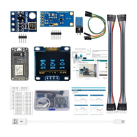 ESP8266 Weather Station Kit OLED Display Weather Station Atmosphetic Pressure Light Sensor Breadboards Electronics Compo