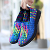 Espadrilles respirantes occasionnelles tissées à la main des femmes