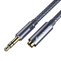 Essager 3.5 mm Audio Jack câble Aux mâle à mâle câble de données pour ordinateur portable haut-parleur voiture MP3 média