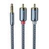 Essager 3.5mm à 2 RCA adaptateur de câble auxiliaire séparateur câble Audio 0, 5 / 1/2/3/5 mètres pour haut-parleur de ci