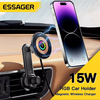 Essager Z11 RGB 15W QI magnétique voiture chargeur sans fil support de téléphone pour iPhone 14 13 12 Pro