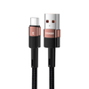 ESSAGER 6A USB-A vers câble USB-C QC VOOC SCP MTK PE AFC charge rapide ligne de base de fibre de transmission de données