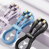 ESSAGER PD100W Câble USB-C vers USB-C FCP AFC QC4.0/3.0 Ligne TPE de transmission de données de charge rapide 1 m/2 m de