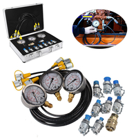 Essai de diagnostic de jauge de pression hydraulique dexcavatrice pour lexcavatrice