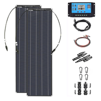 ETFE Solar Panel 18V 50W Flexible Monocrystalline Cell Solar System Module Kit 18V Battery Charger For Camping RVs