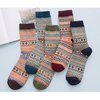 Ethnique tricoté bas-laine en laine chaussettes confortable doux respirant doux bas