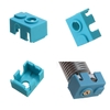 Etui en silicone bleu Hotend pour pièce dimprimante 3D du bloc 3D de laluminium V6 PT100