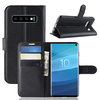 Etui de protection en cuir PU avec repose-pieds pour kickbox pour Samsung Galaxy S10 6.1 pouces