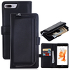 Etui Multifonctionnel Détachable Porte-cartes avec Fente de Carte Portefeuille en Cuir PU Pour IPhone7/7Plus/6/6s/6Plus/