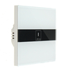 EU AC90-250V 10A Panneau de commutateur de capteur tactile Smart Home en verre trempé