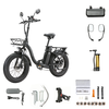 [EU DIRECT] SINOHON B20 Electric Bike 48V 15AH 750W Motor 20inch 80-100KM Max Mileage 150KG Max Load Electric Bicycle