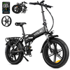 [EU Direct] Vitilan V3 2.0 Electric Bike HydraulicDual Disc Brakes 48V 13AH 750W Motor 20*4.0inch Tires 50KM Max Mileage