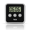 FanJu FJ231 Minuterie numérique Compte à rebours Magnétique Grand écran Alarme Fort Alarme Mini Arrière Stand Minuteur d