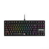 FANTECH MK872 87 touches clavier mécanique filaire ergonomique USB interrupteur optique RGB rétroéclairé clavier de jeu