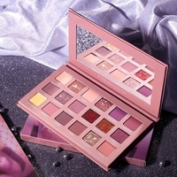 Fard à paupières 18 couleurs Palette de maquillage Shimmer Matte Pigmented Œil Shadow