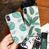 Fashion Ins Leaf Pattern 3D Embossed Housse de protection en silicone antichoc pour iPhone X/6/7/8 / 6S Plus/6 Plus/7 Pl