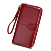 Fashionwith Multi-Card Slots Zipper PU cuir téléphone portable sac femmes sac à main sac à main