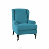 Fauteuil à oreilles en fibre élastique Fauteuil à oreilles recouvre le protecteur SlipCover extensible