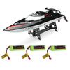Feilun FT012 RTR Plusieurs Batterie Amélioré FT009 2.4G Bateau de course RC sans balais 45 km/h Véhicules Modèle Jouets