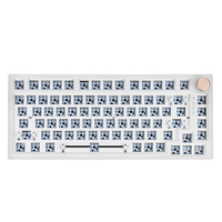 FEKER IK75 PRO Kit de clavier personnalisé 82 touches remplaçables à chaud 75 % RVB filaire Bluetooth 5.0 2, 4 GHz triple