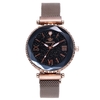 Femme boucle daimant de maille étoilé Sky regarder les femmes occasionnelles géométrique surface montre à quartz