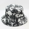 Femme Hommes Imprimé Coco Double Face Utilisable Chapeau De Seau En Plein Air Écran Solaire Visière Chapeau De Pêcheur