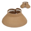 Femme Madame Pliable Enrouler Bord Large Plage Soleil Chapeau de Paille Outdoor Jardinage Été Casquette à Visière