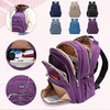 Femme Nylon Sac à dos décontracté imperméable multifonctions